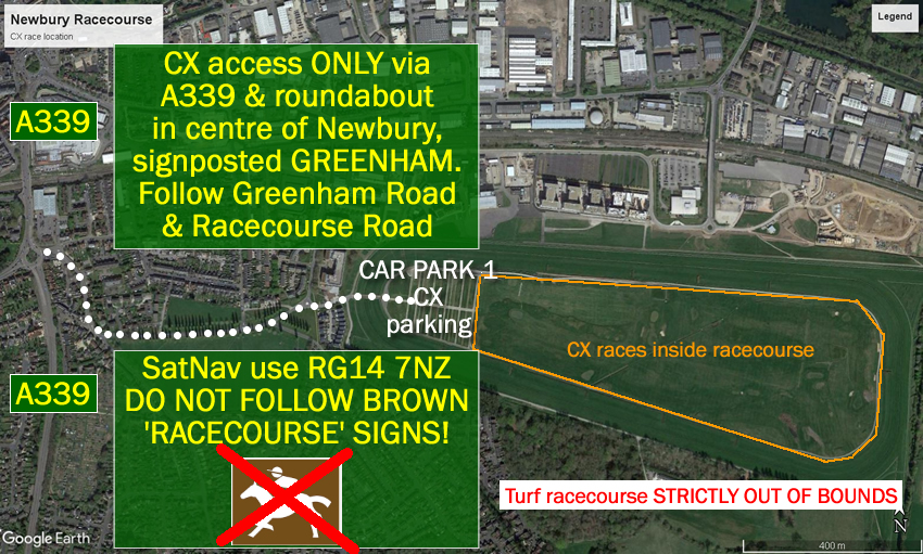cx race loaction newbury 2018